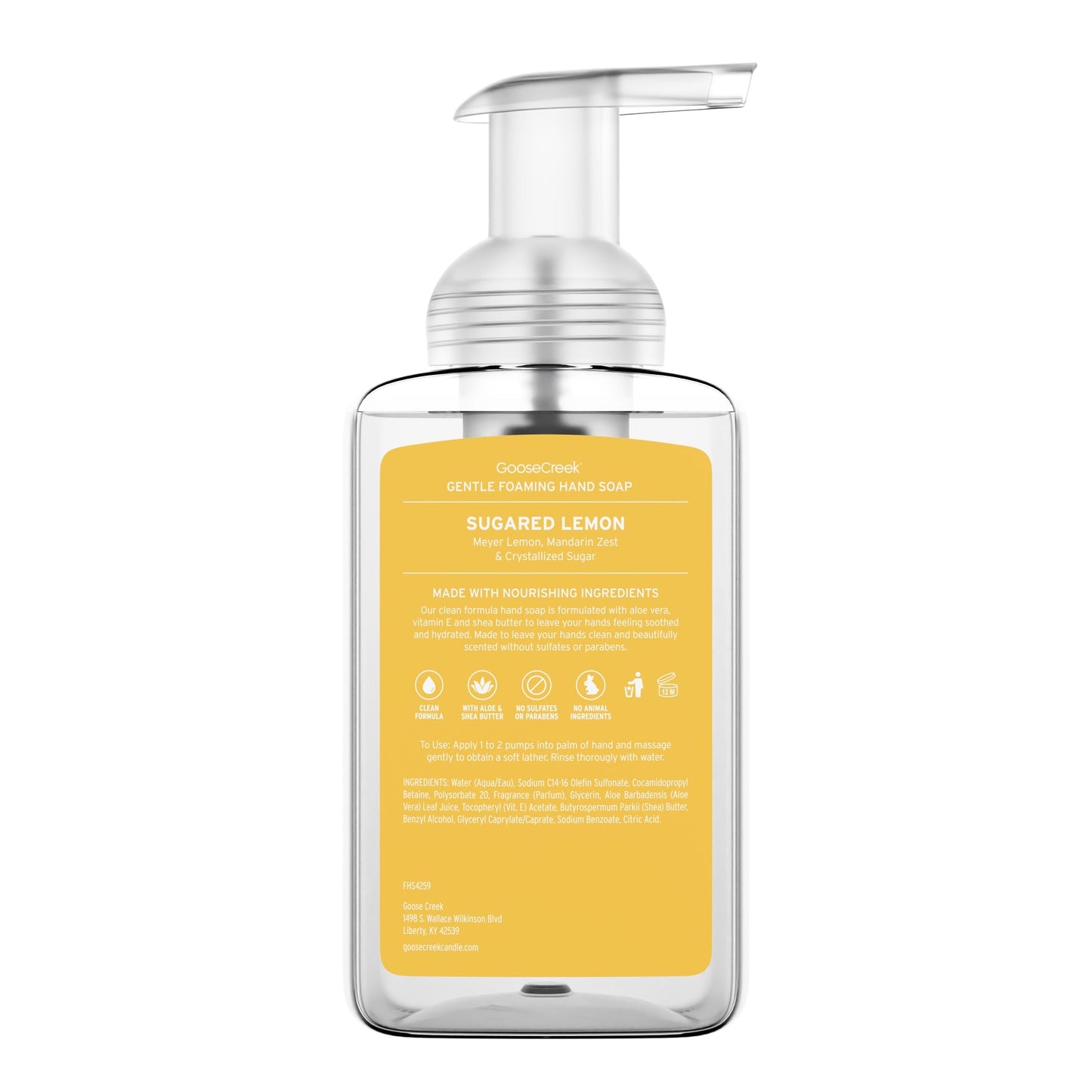 Sugared Lemon Foaming Hand Soap