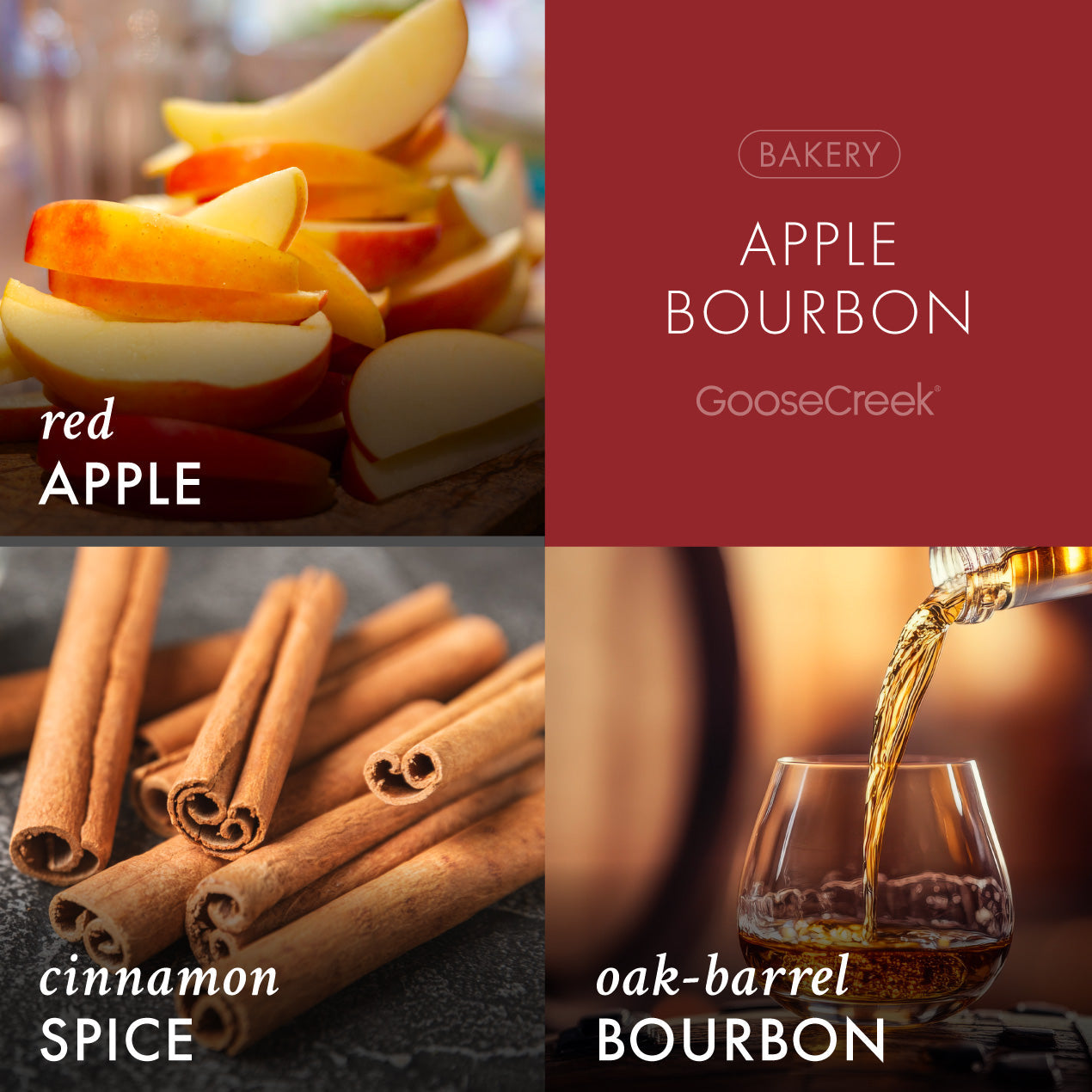 Apple Bourbon 3-Wick Candle