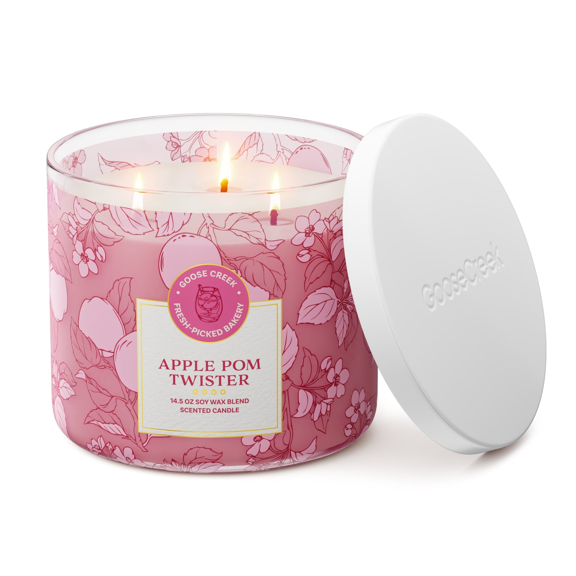 Apple Pom Twister 3-Wick Candle
