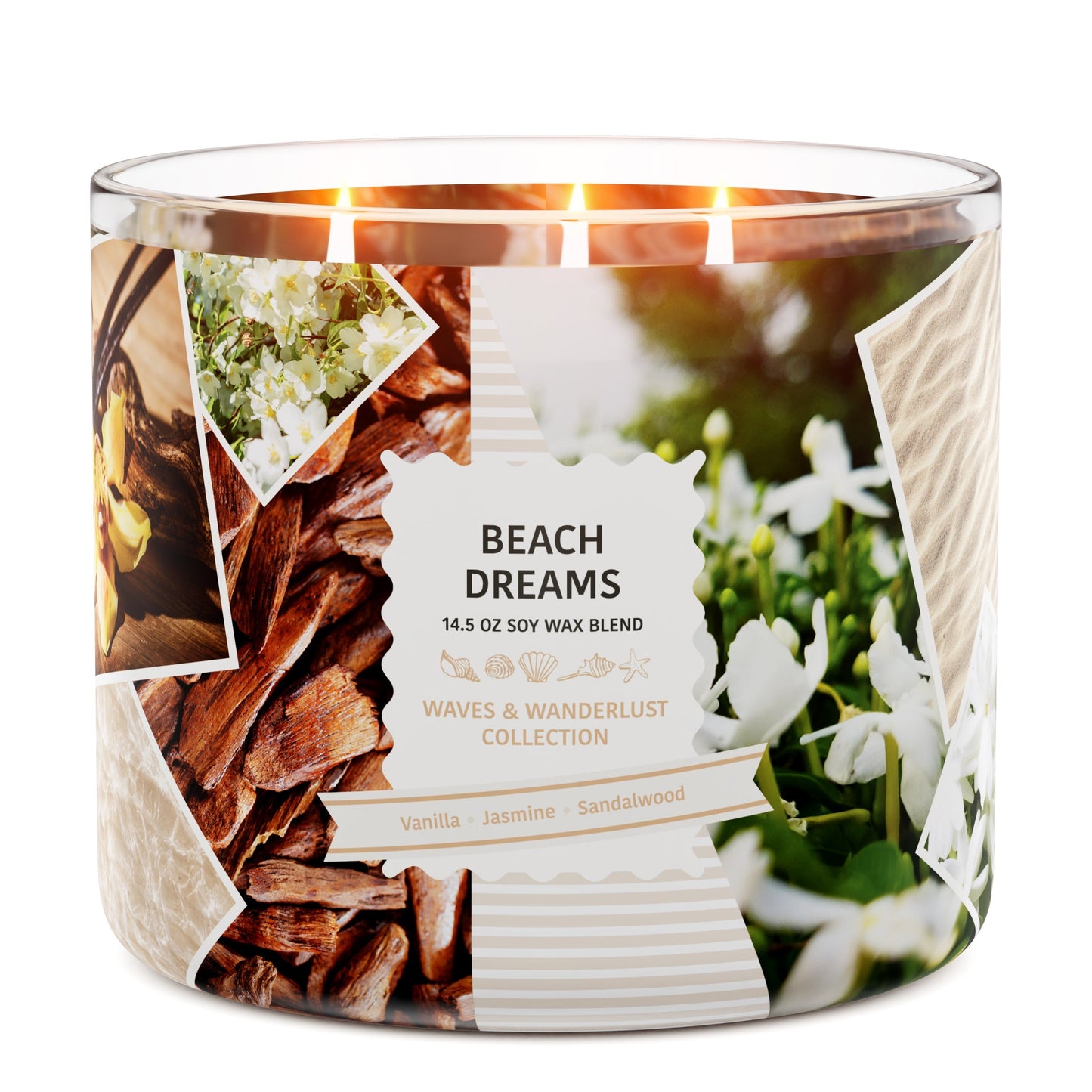 Beach Dreams 3-Wick Candle