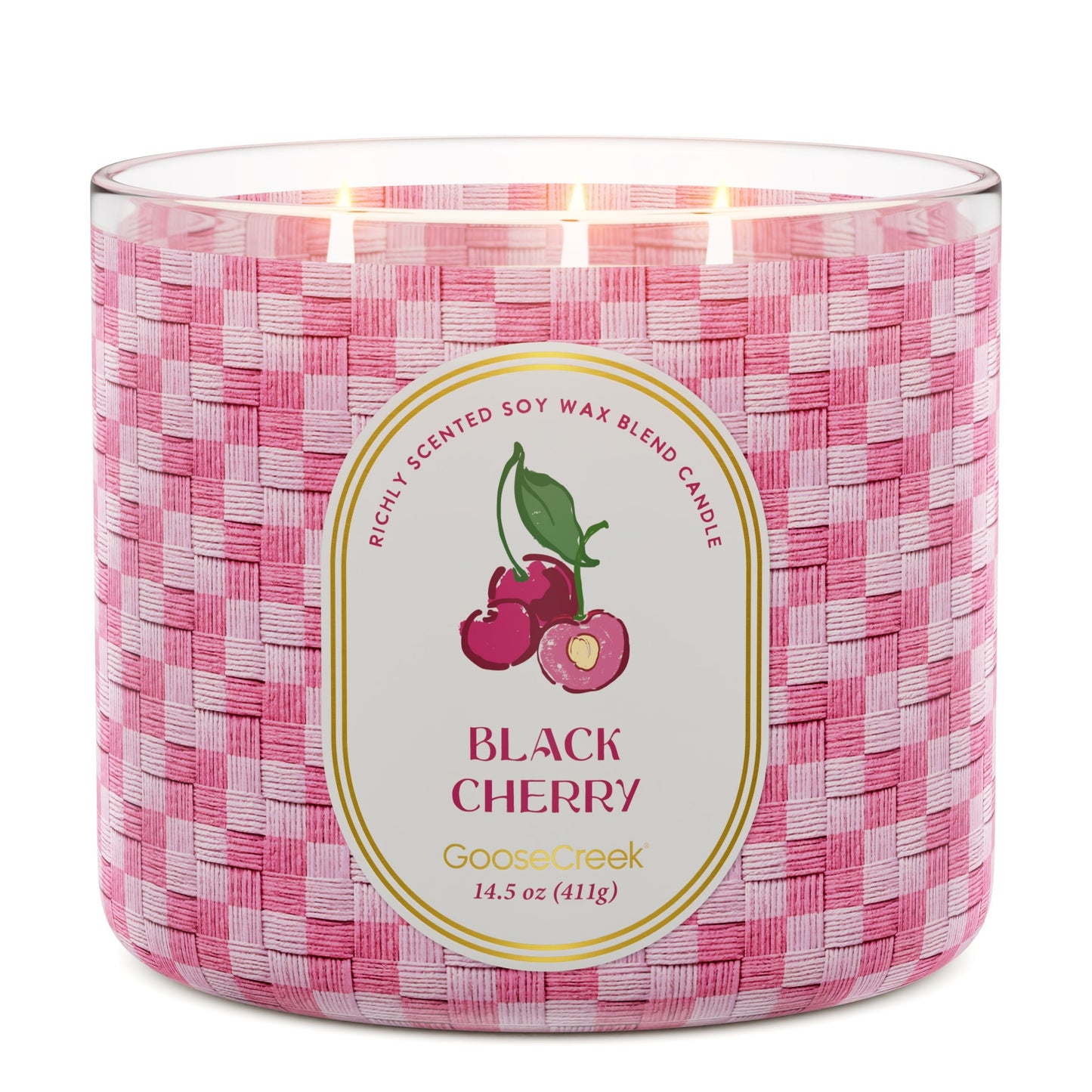 Black Cherry 3-Wick Candle