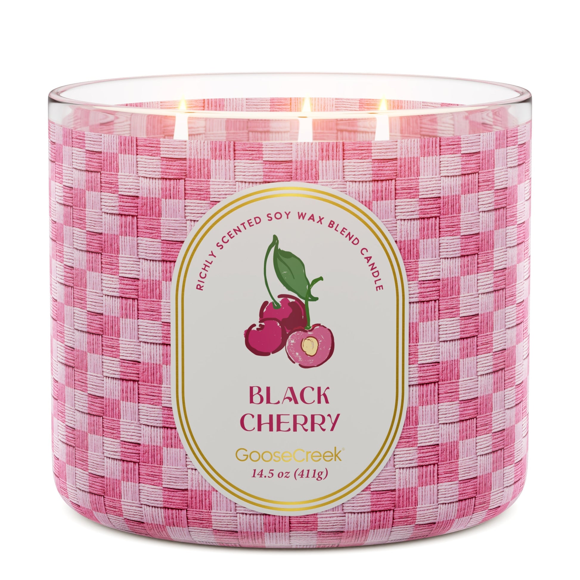 Black Cherry 3-Wick Candle