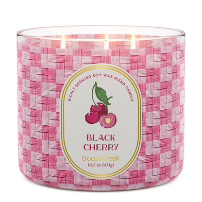 Black Cherry 3-Wick Candle