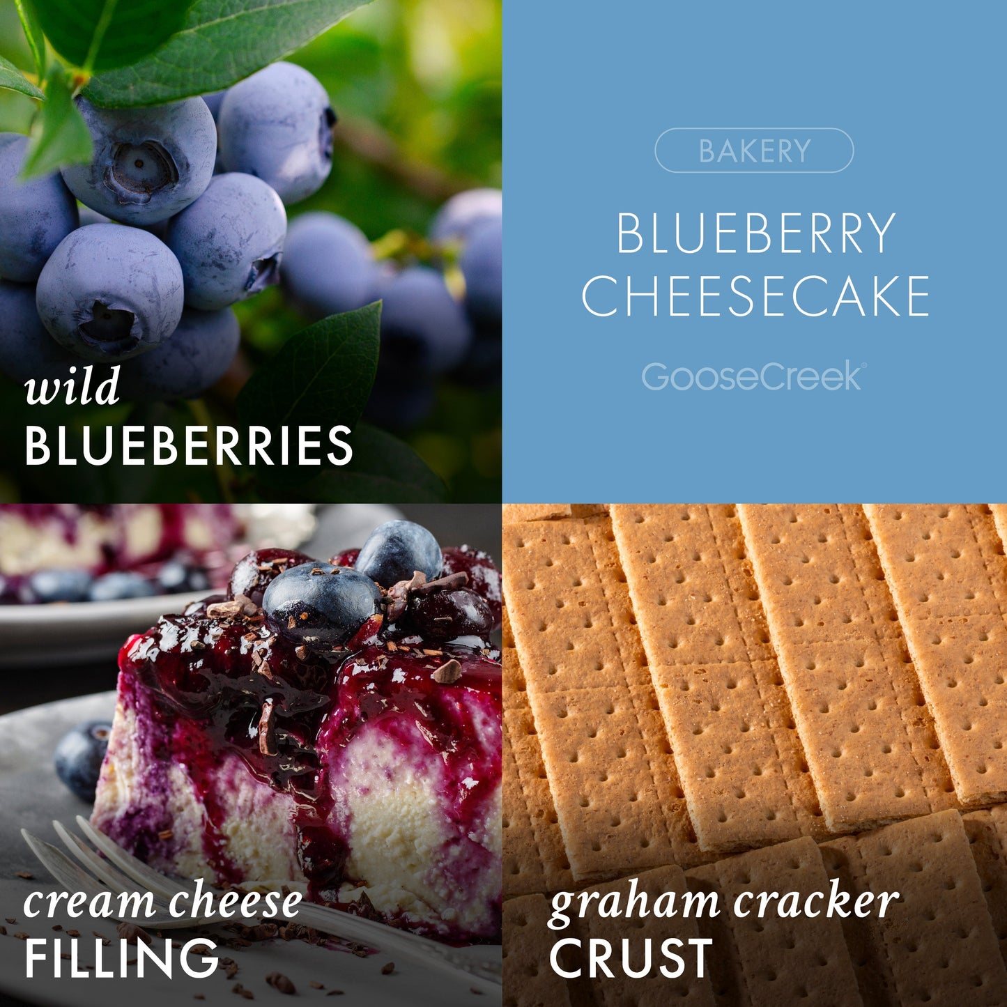 Blueberry Cheesecake 7oz Single Wick Candle