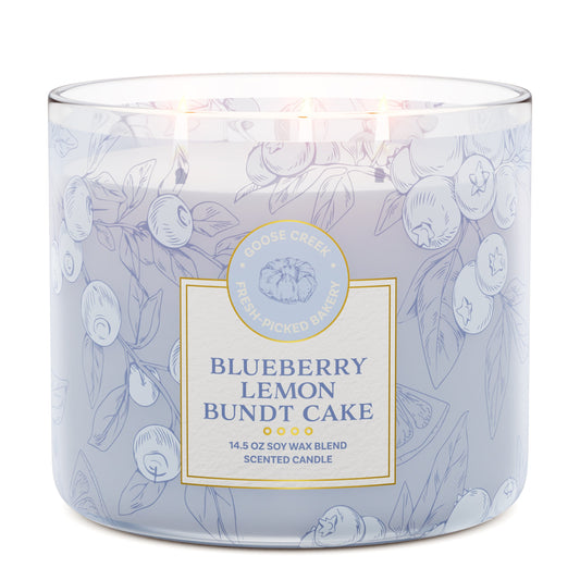 Blueberry Lemon Bundt Cake 3-Wick Candle