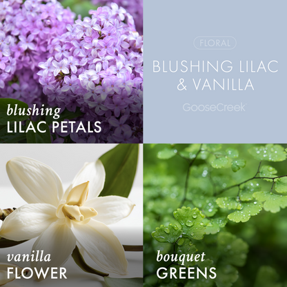 Blushing Lilac & Vanilla Large 3-Wick Candle