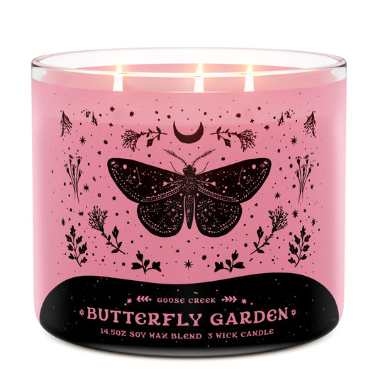 Butterfly Garden 3-Wick Candle
