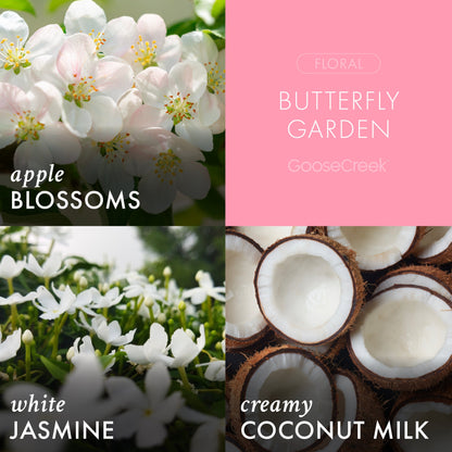 Butterfly Garden 7oz Single Wick Candle