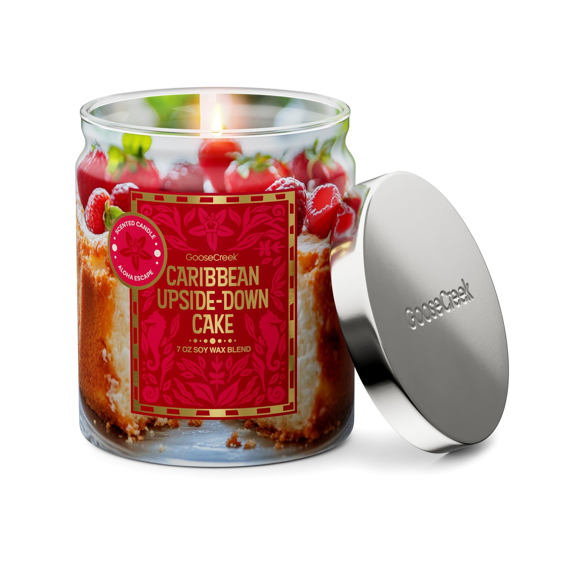 Caribbean Upside-Down Cake 7oz Single Wick Candle