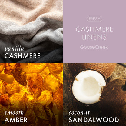 Cashmere Linens 7oz Single Wick Candle