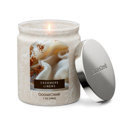 Cashmere Linens 7oz Single Wick Candle