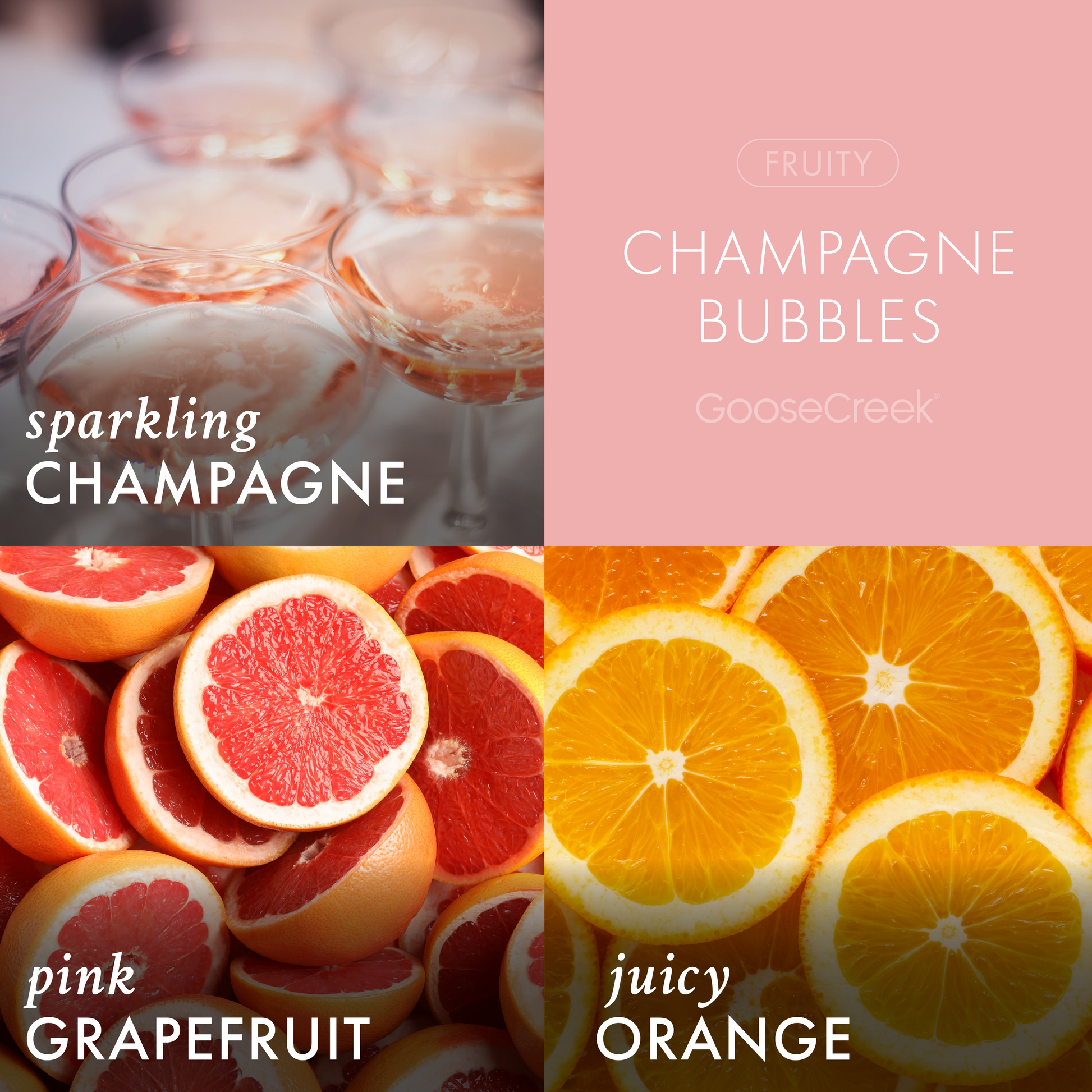 Champagne Bubbles 3-Wick Candle