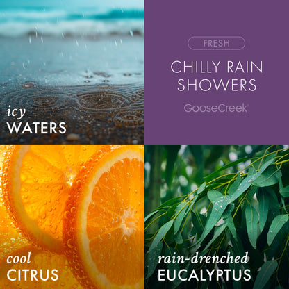 Chilly Rain Showers Odor Eliminating 3-Wick Candle
