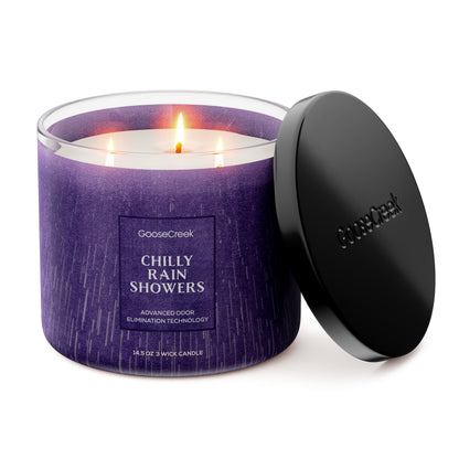 Chilly Rain Showers Odor Eliminating 3-Wick Candle