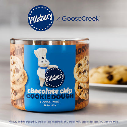 Chocolate Chip Cookie Dough 3-Wick Pillsbury Candle