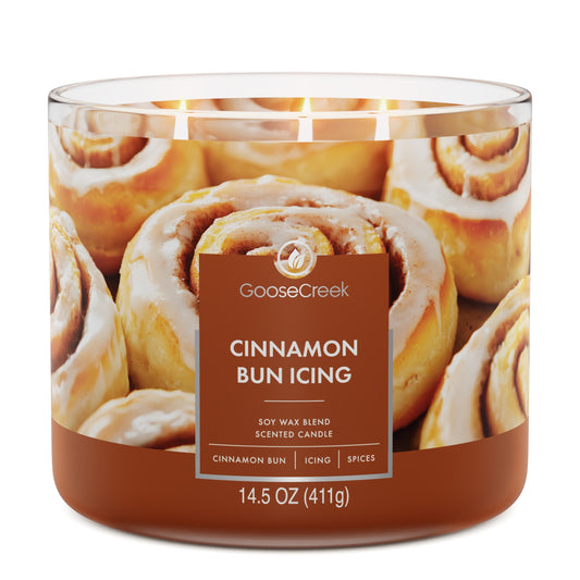Cinnamon Bun Icing 3-Wick Candle
