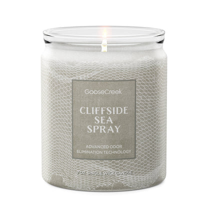 Cliffside Sea Spray Odor Eliminating 7oz Single Wick Candle