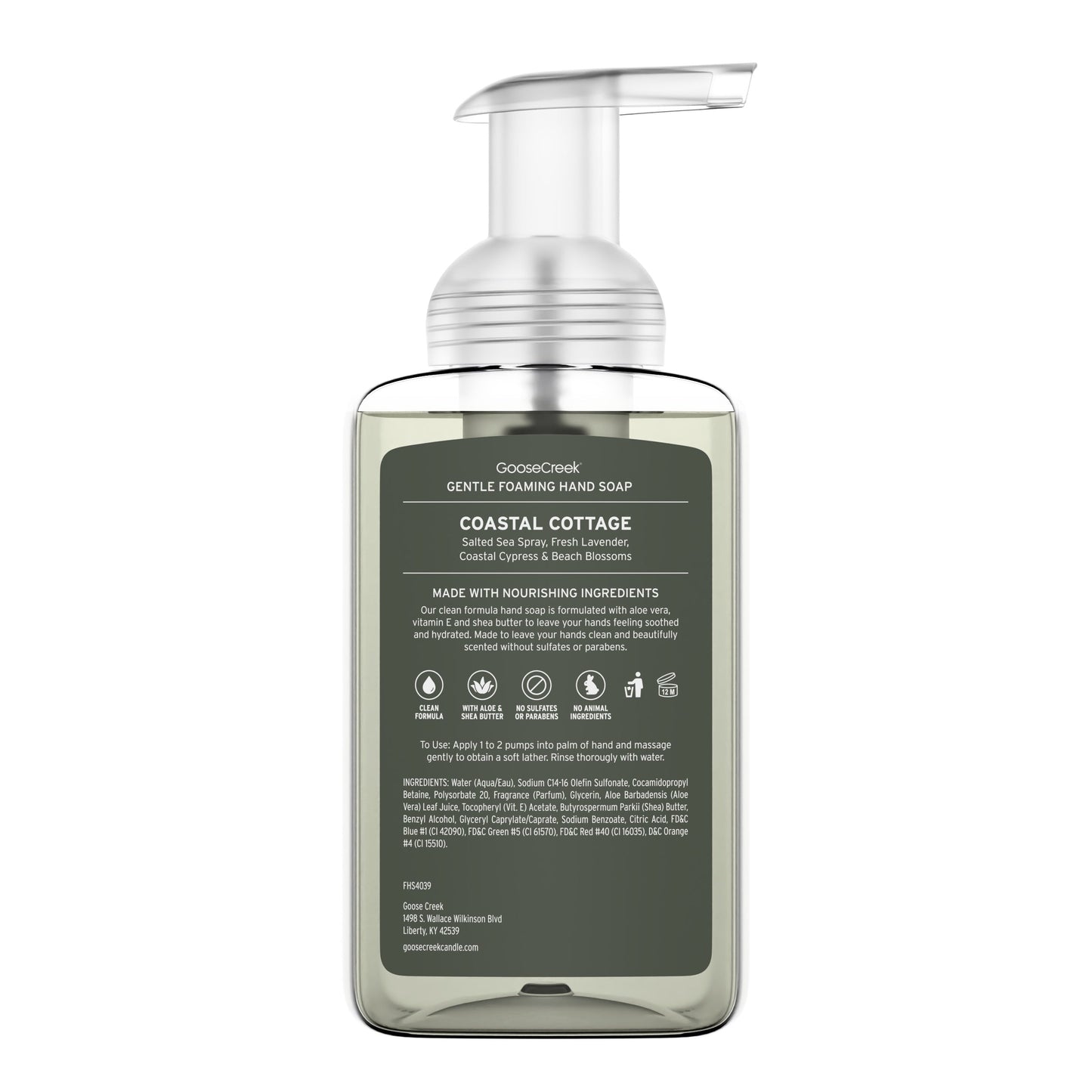 Coastal Cottage Lush Foaming Hand Soap