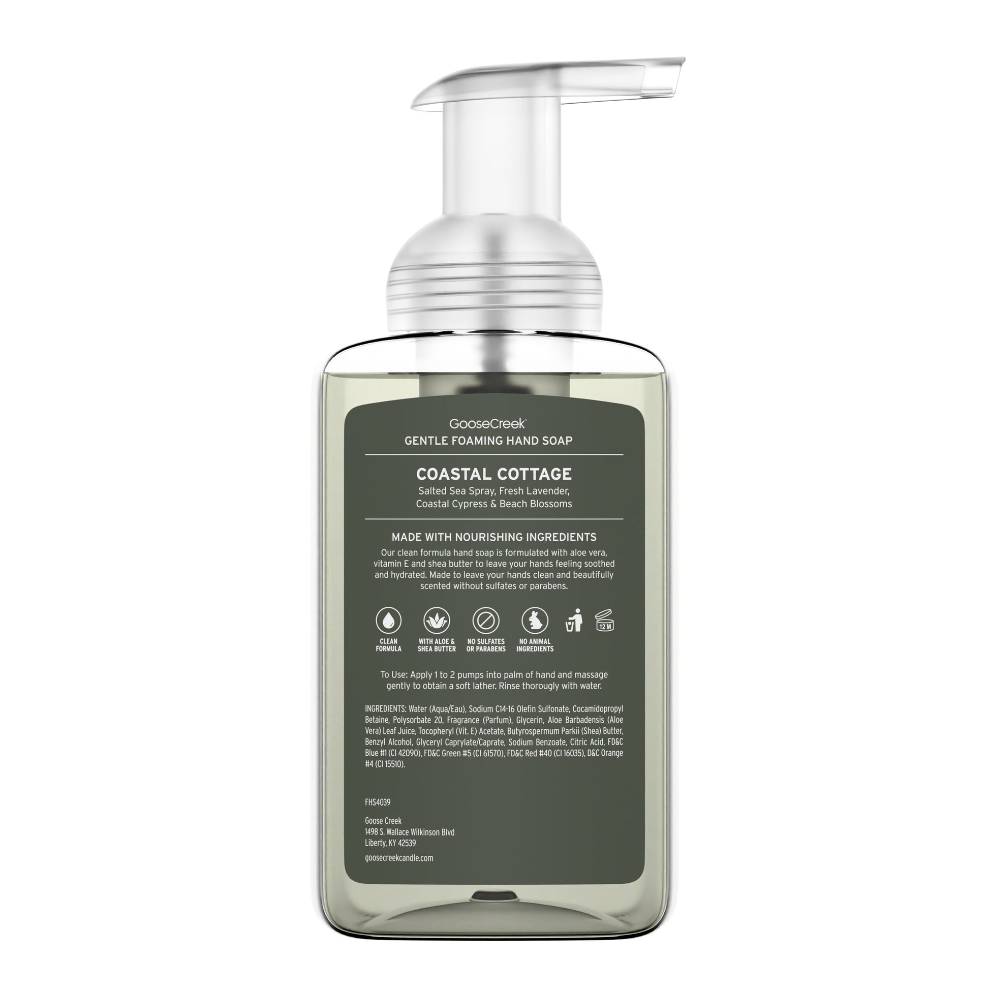 Coastal Cottage Lush Foaming Hand Soap