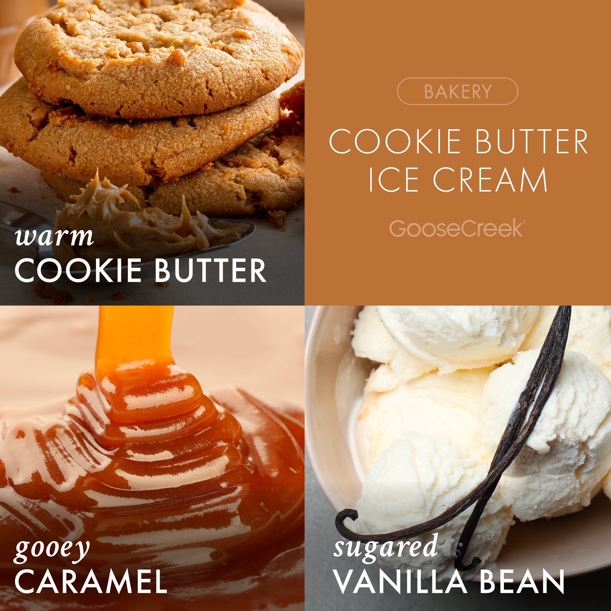 Cookie Butter Ice Cream 3-Wick Candle