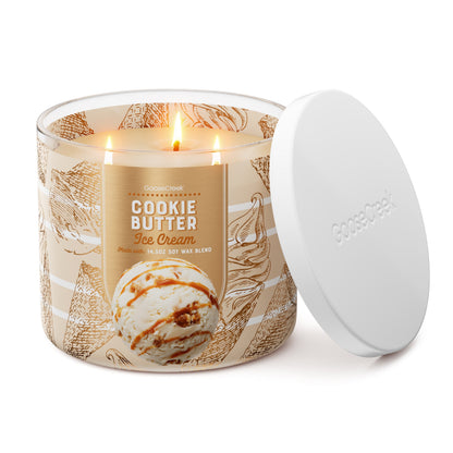 Cookie Butter Ice Cream 3-Wick Candle