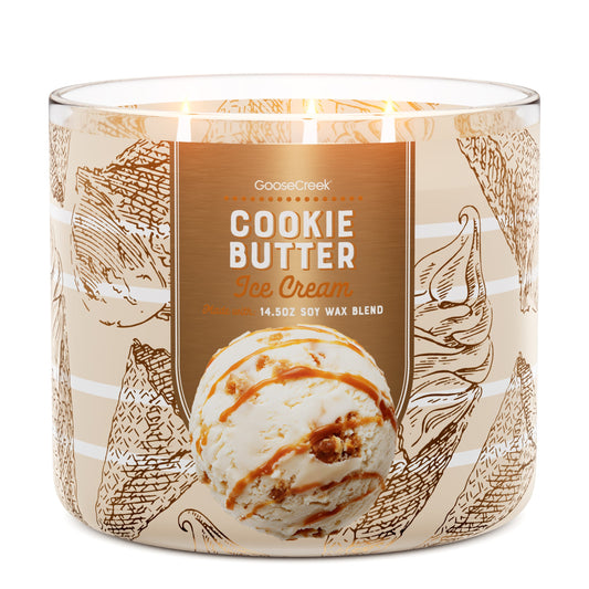 Cookie Butter Ice Cream 3-Wick Candle