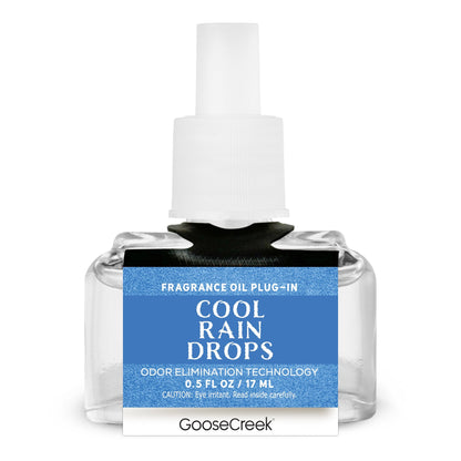 Cool Rain Drops Odor Eliminating Plug-in Refill