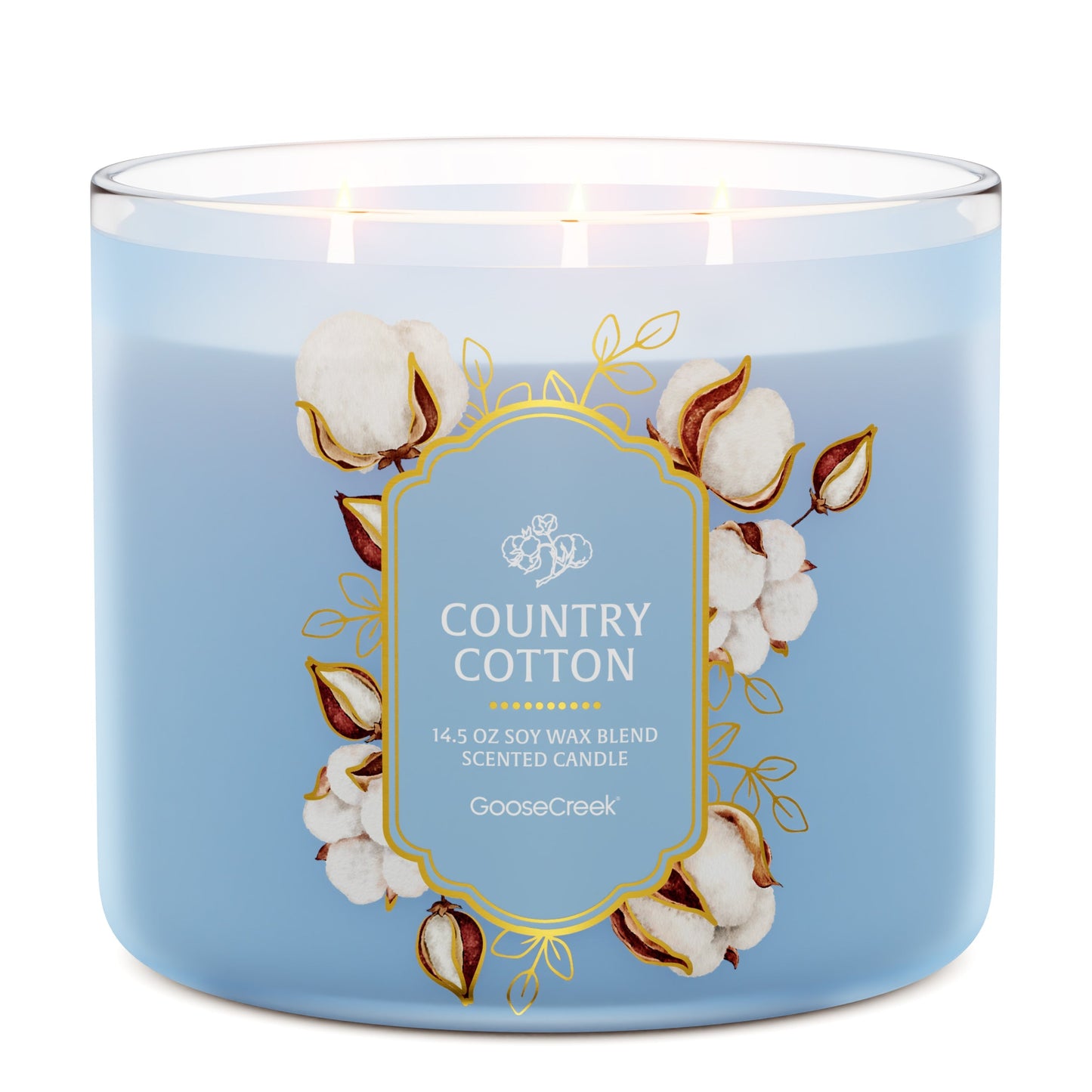 Country Cotton 3-Wick Candle