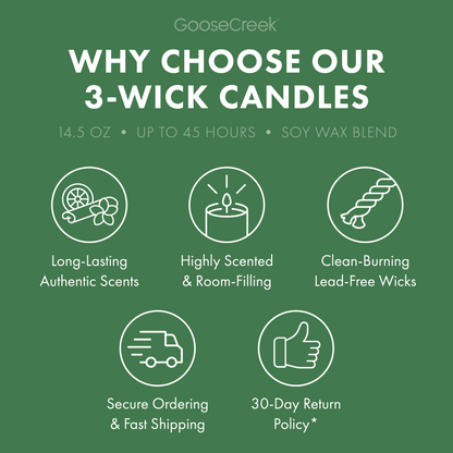 Cucumber Garden 3-Wick Candle