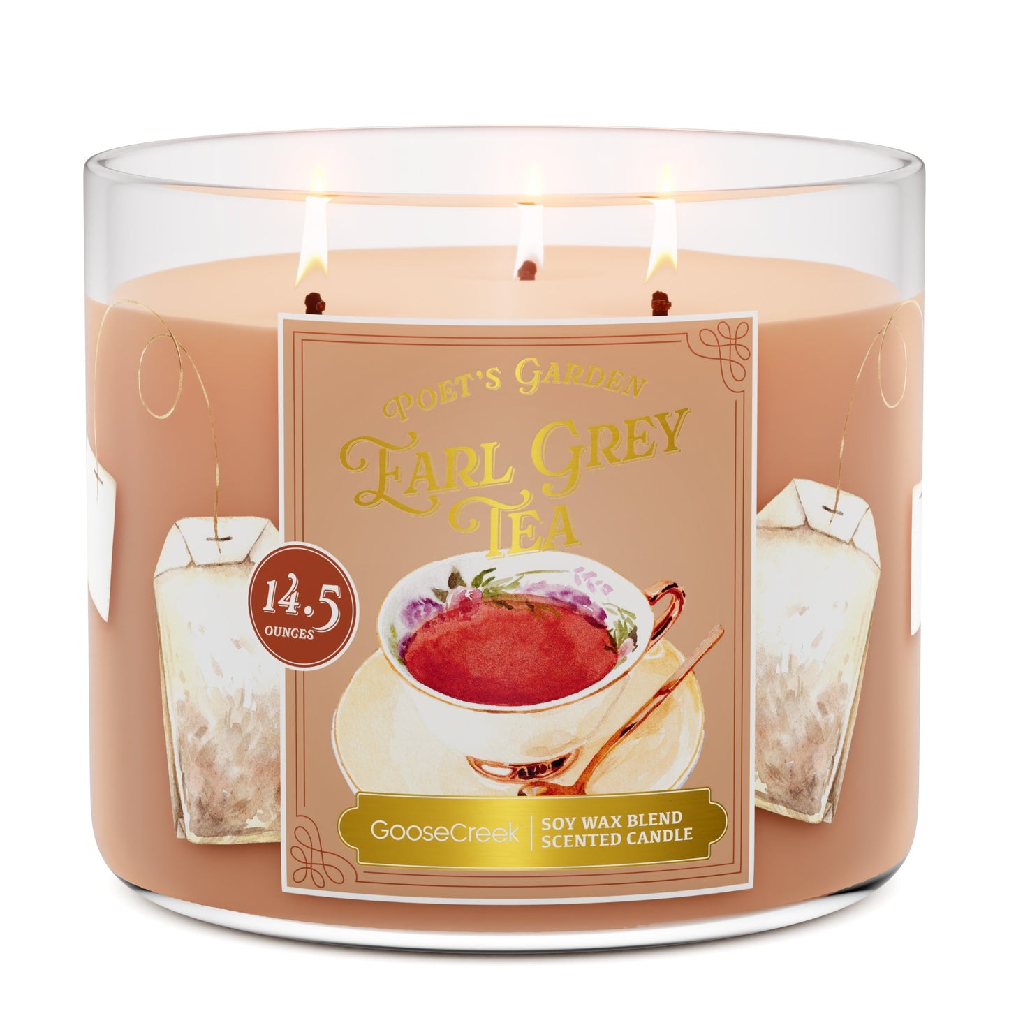 Earl Grey Tea 3-Wick Candle