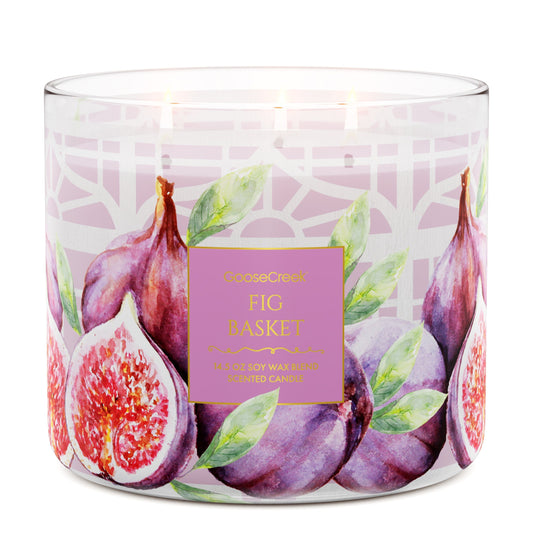 Fig Basket 3-Wick Candle