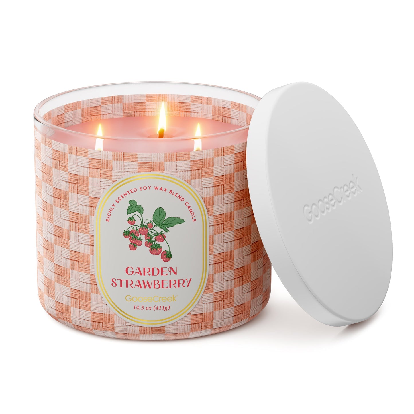 Garden Strawberry 3-Wick Candle