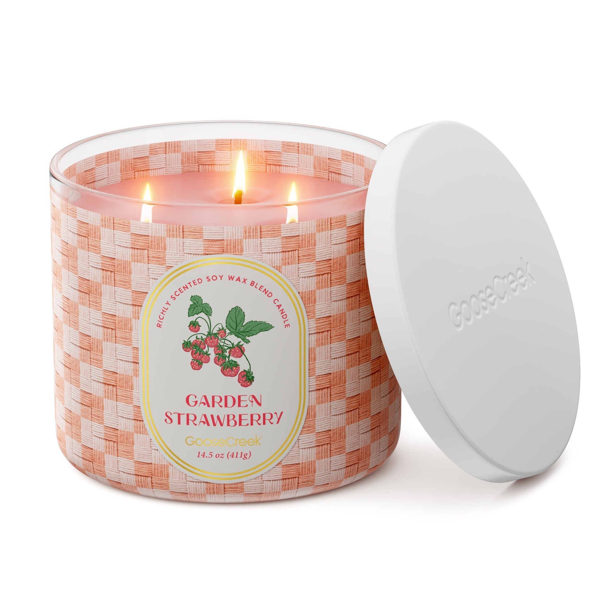 Garden Strawberry 3-Wick Candle