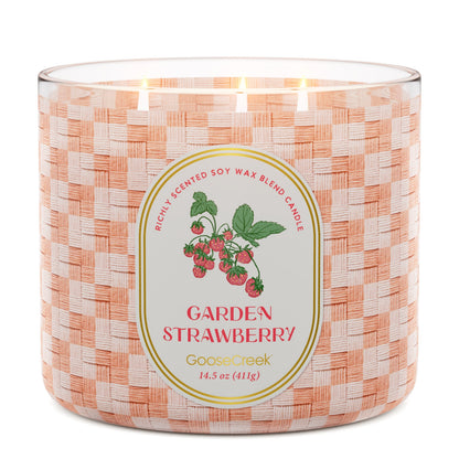 Garden Strawberry 3-Wick Candle