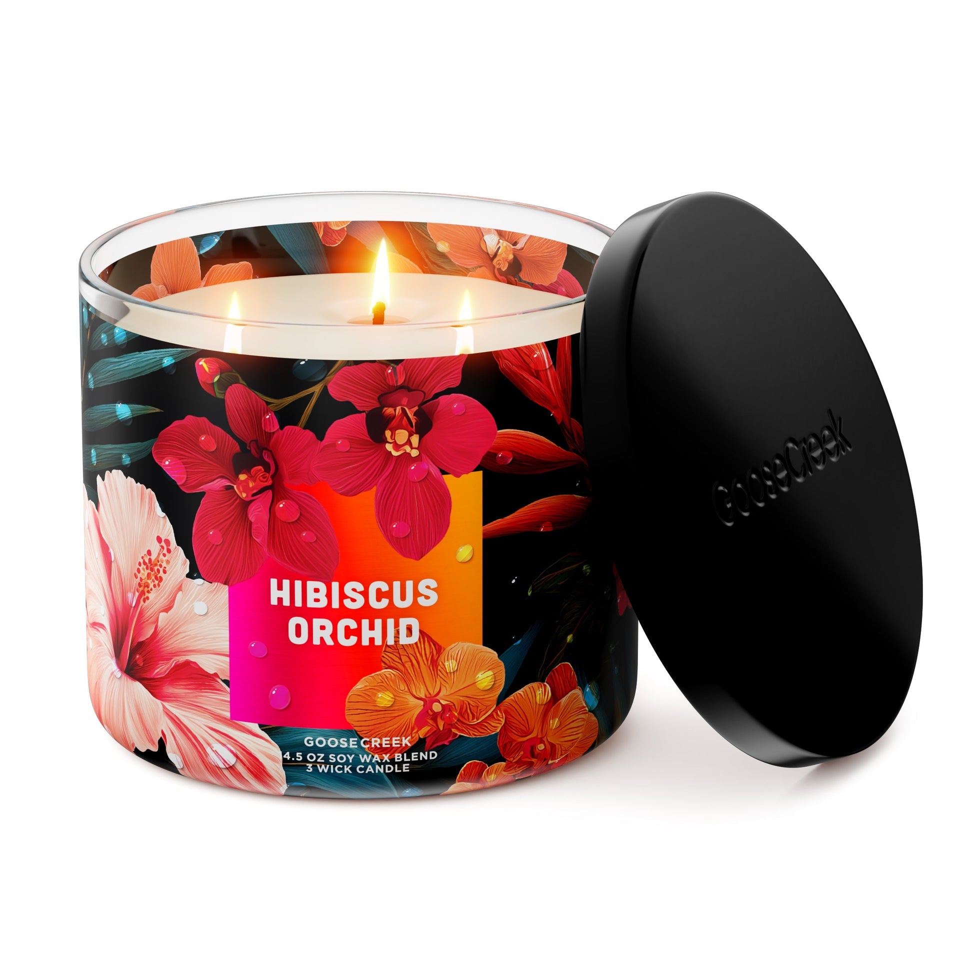 Hibiscus Orchid 3-Wick Candle
