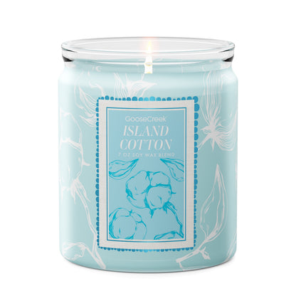 Island Cotton 7oz Single Wick Candle