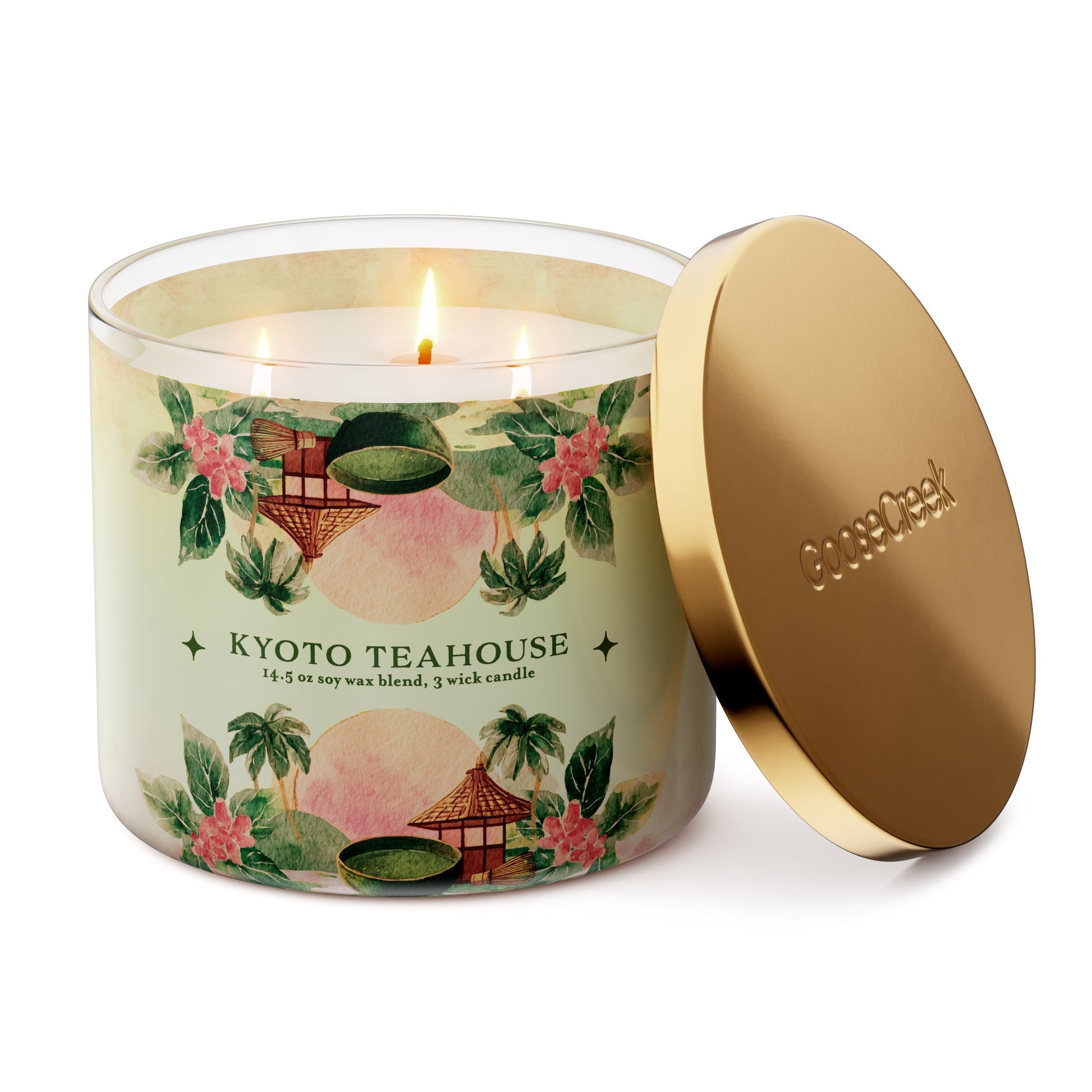 Kyoto Teahouse 3-Wick Candle