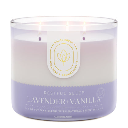 Lavender & Vanilla Aromatherapy 3-Wick Candle