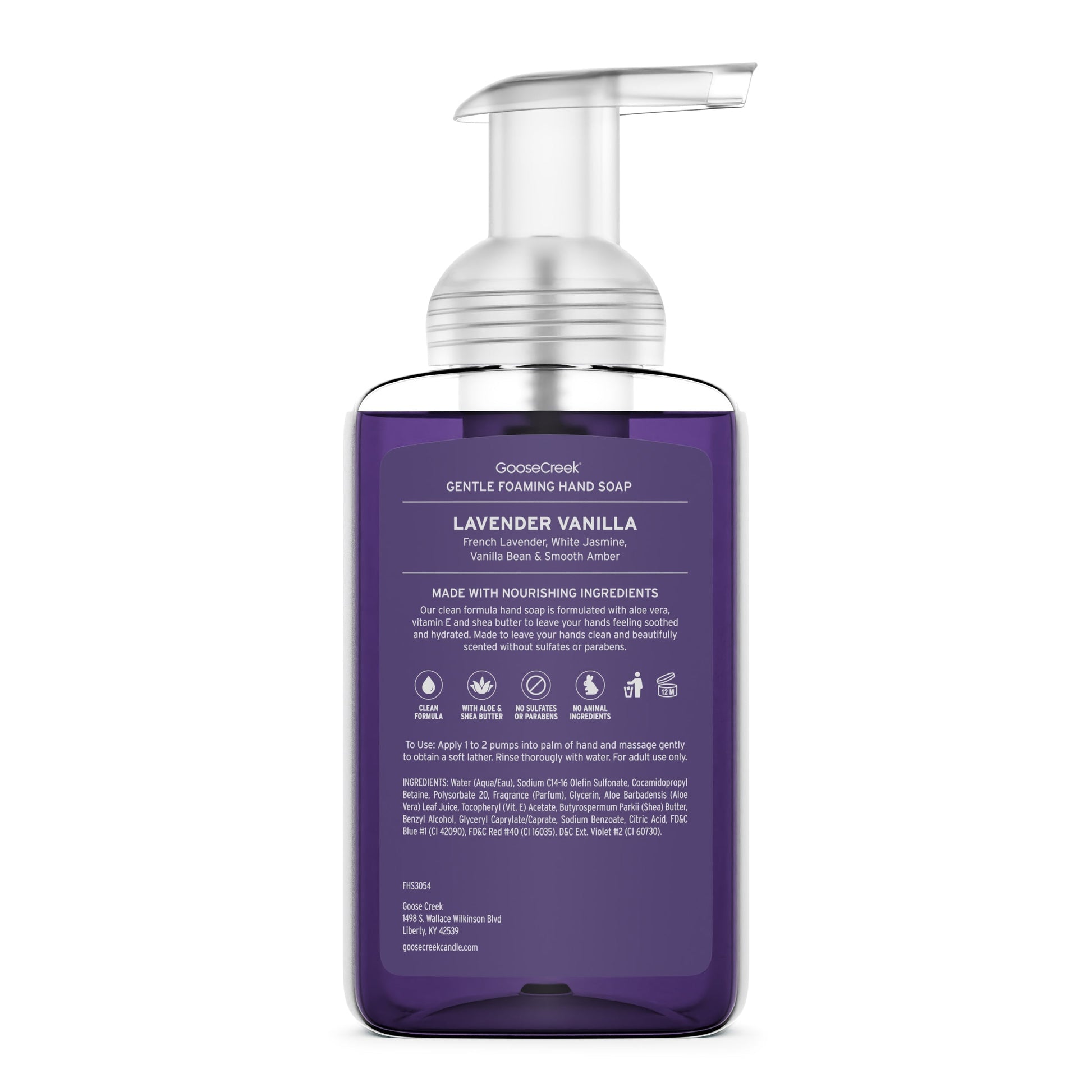 Lavender Vanilla Lush Foaming Hand Soap