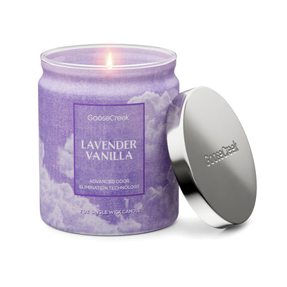 Lavender Vanilla Odor Eliminating 7oz Single Wick Candle