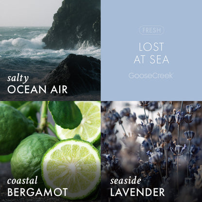 Lost at Sea Odor Eliminating 3-Wick Candle