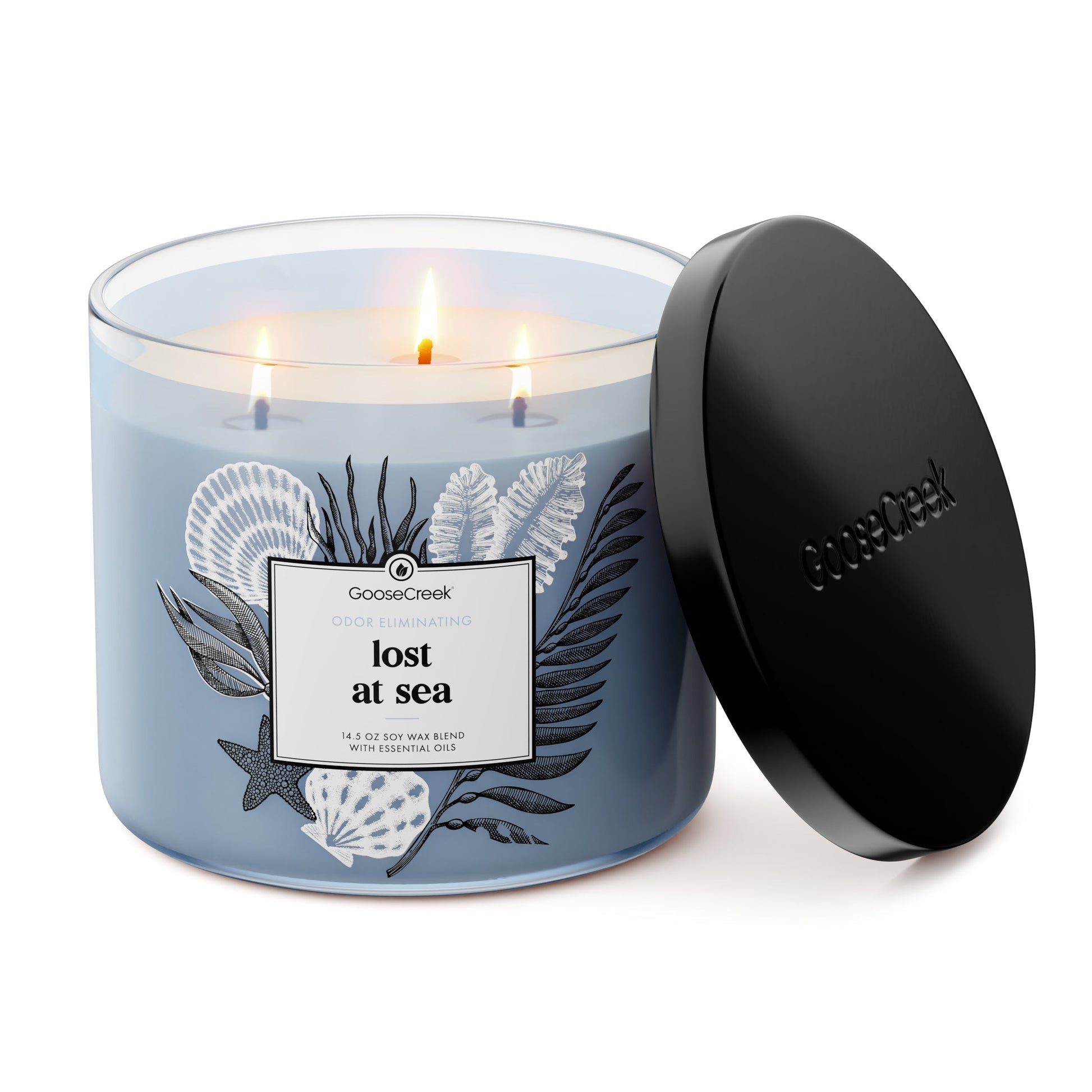 Lost at Sea Odor Eliminating 3-Wick Candle