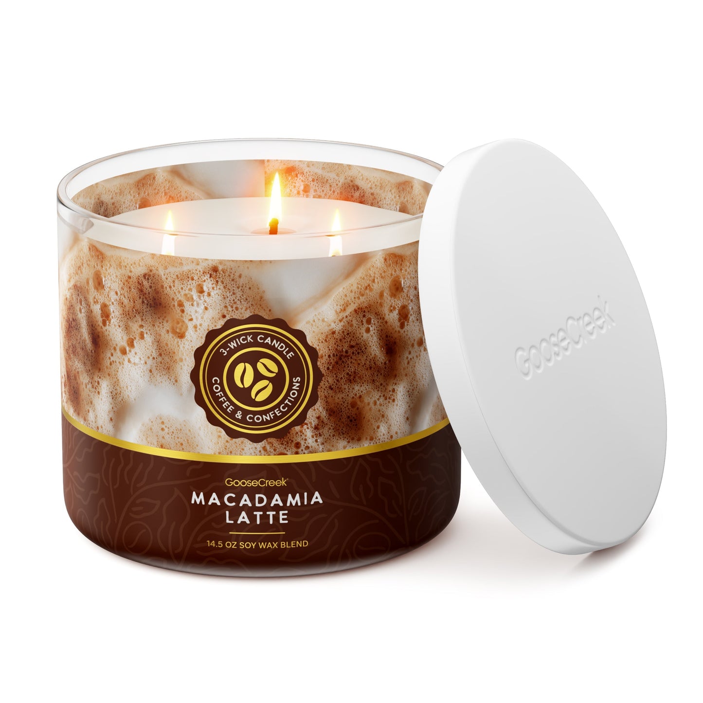 Macadamia Latte 3-Wick Candle