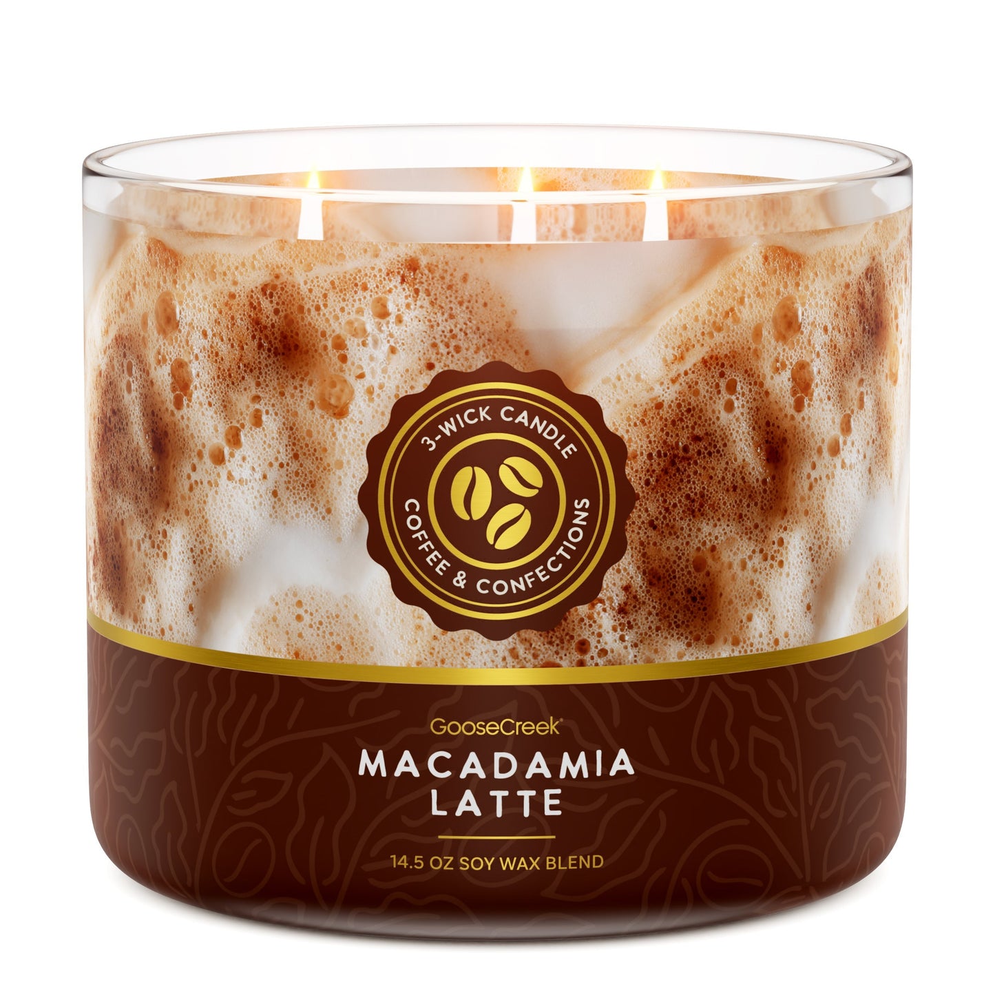 Macadamia Latte 3-Wick Candle