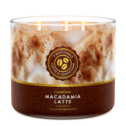 Macadamia Latte 3-Wick Candle