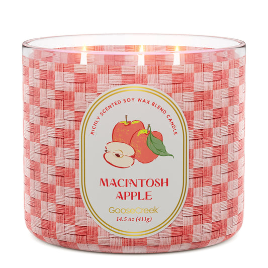 Macintosh Apple 3-Wick Candle