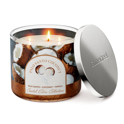 Palo Santo Coconut 3-Wick Candle