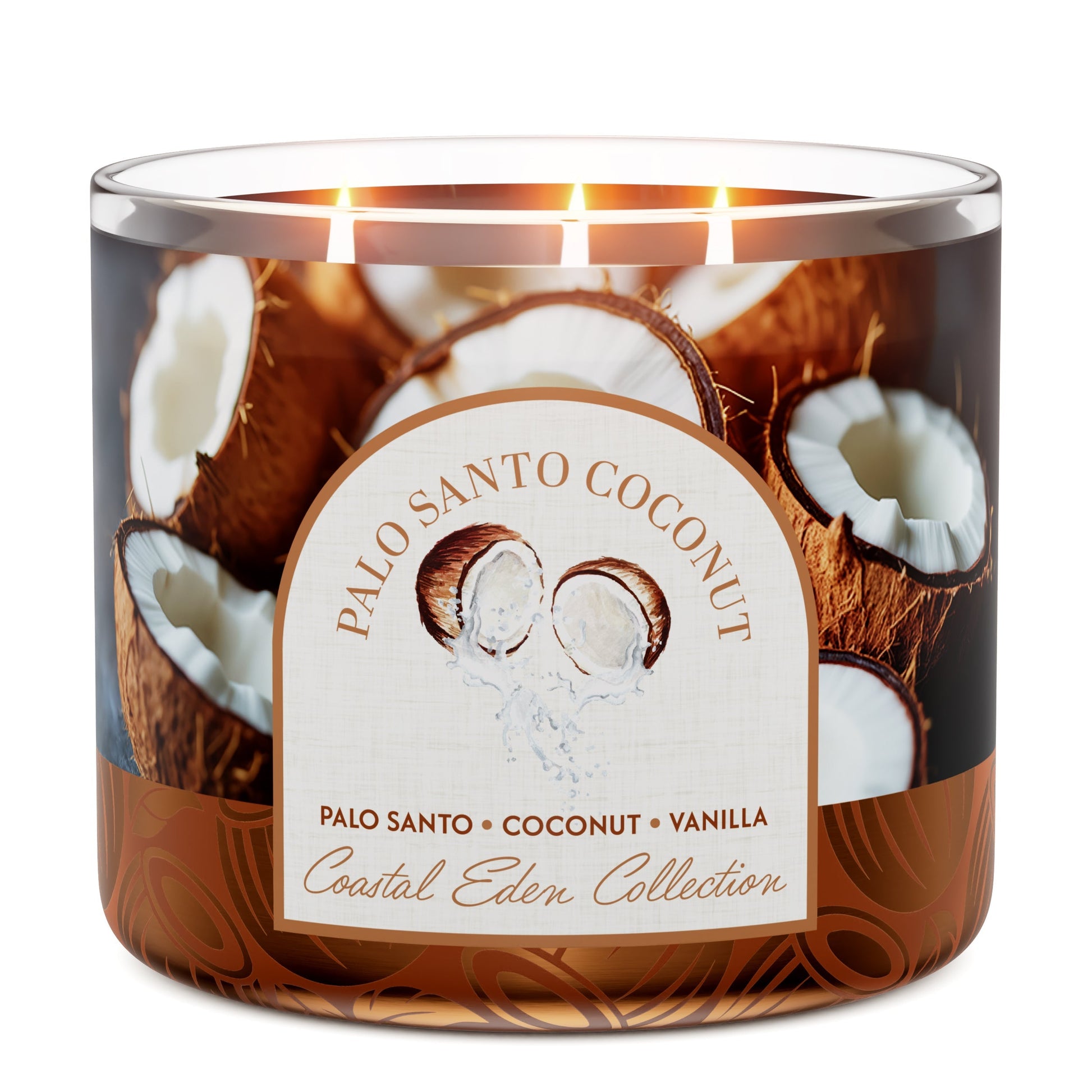 Palo Santo Coconut 3-Wick Candle