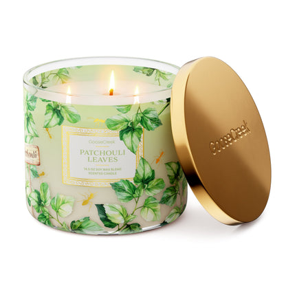 Patchouli Leaves 3-Wick Candle