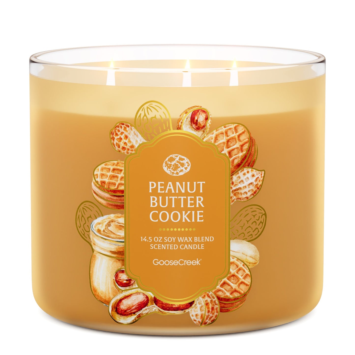 Peanut Butter Cookie 3-Wick Candle